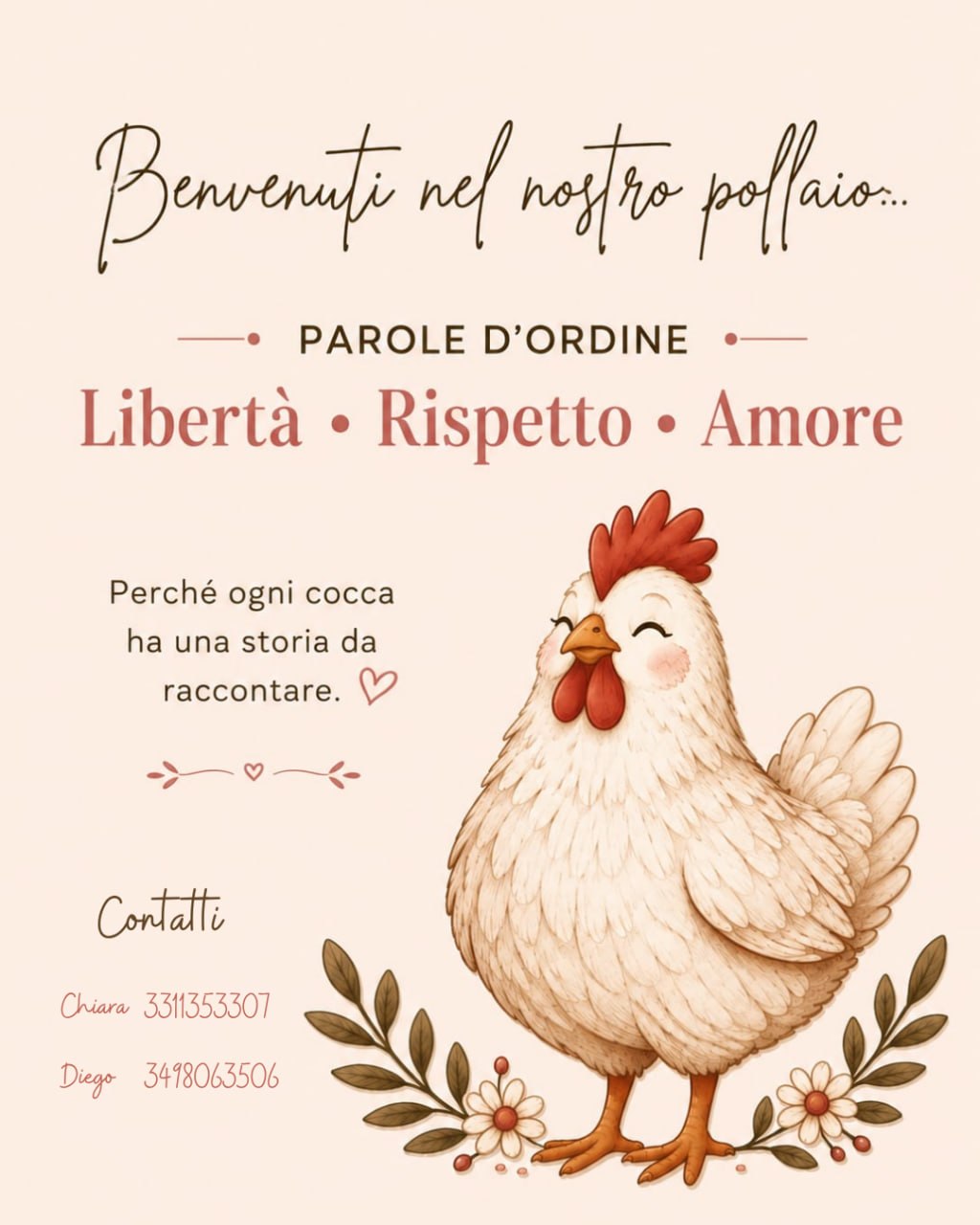 Benvenuti nel nostro pollaio